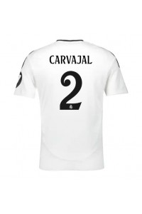 Fotbalové Dres Real Madrid Daniel Carvajal #2 Domácí Oblečení 2024-25 Krátký Rukáv